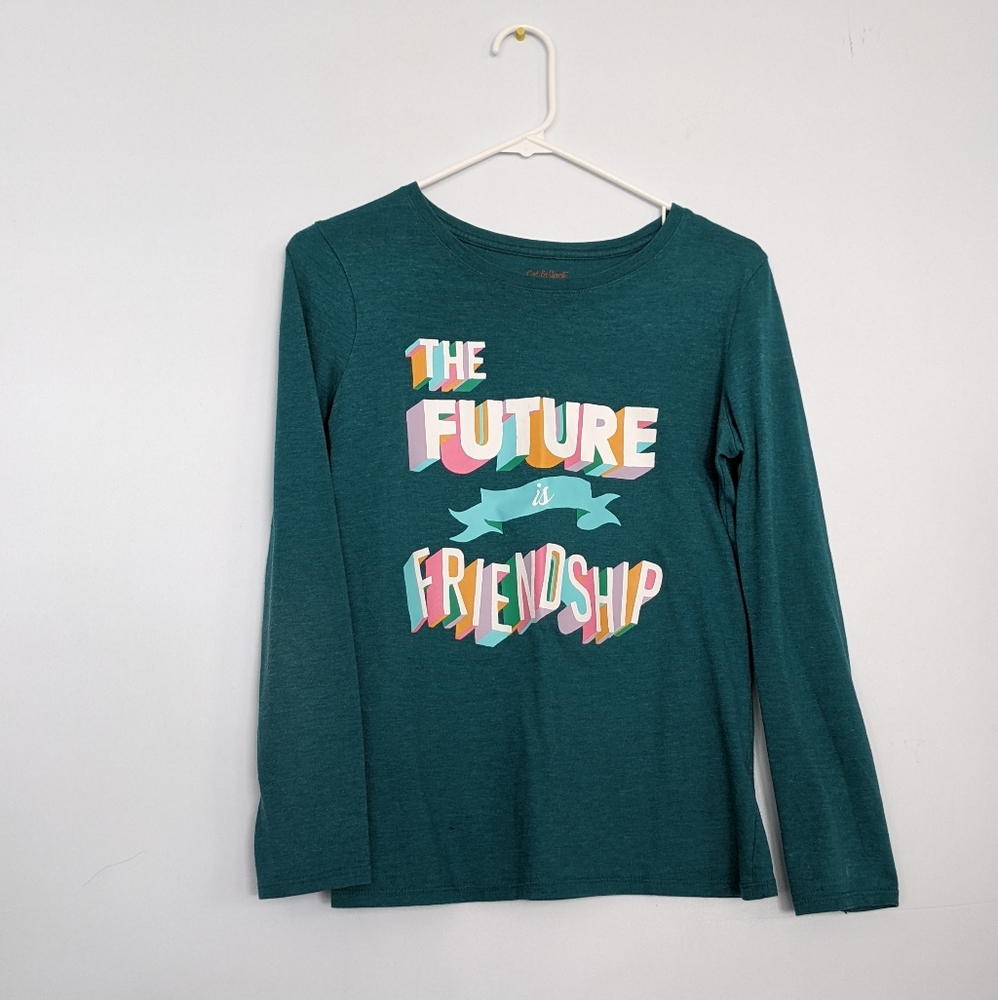 The future is friendship green shirt XL Cat&Jack